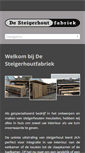 Mobile Screenshot of desteigerhoutfabriek.nl